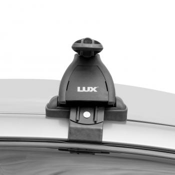 8 497 р. Багажник на крышу без рейлингов в сборе LUX  Volkswagen Passat  B6 (2005-2011) седан (аэро-классик 1.2 (цвет серый))  с доставкой в г. Кемерово. Увеличить фотографию 4