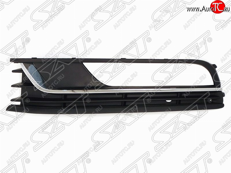 2 699 р. Левая вставка в бампер под ПТФ (хром) SAT Volkswagen Passat B7 седан (2010-2015)  с доставкой в г. Кемерово