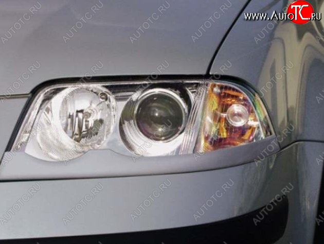 1 649 р. Нижние реснички на передние CT Volkswagen Passat B5.5 седан рестайлинг (2000-2005) (Неокрашенные)  с доставкой в г. Кемерово