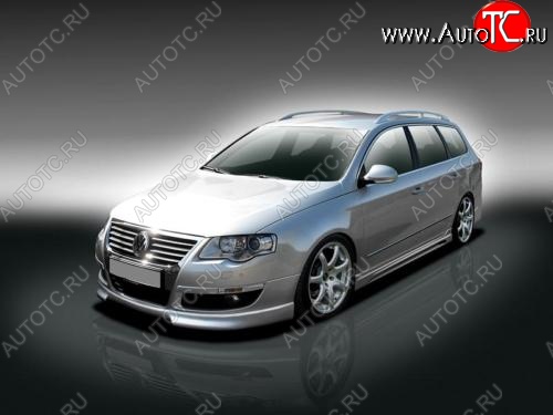 12 219 р. Накладка на передний бампер BNB Volkswagen Passat B6 седан (2005-2011)  с доставкой в г. Кемерово
