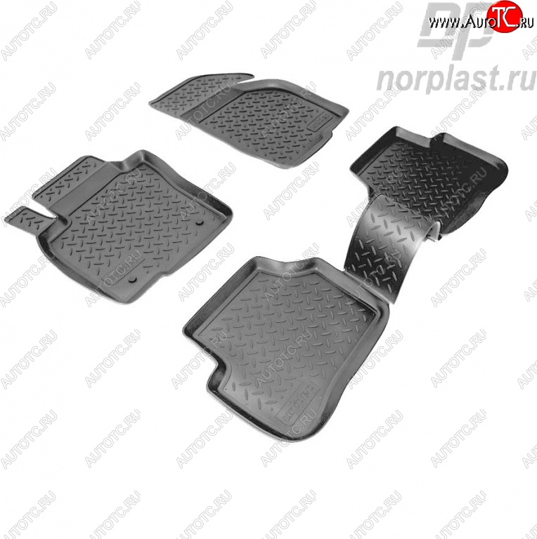 2 279 р. Комплект ковриков в салон Norplast  Volkswagen Passat  B6 (2005-2011) седан, универсал  с доставкой в г. Кемерово