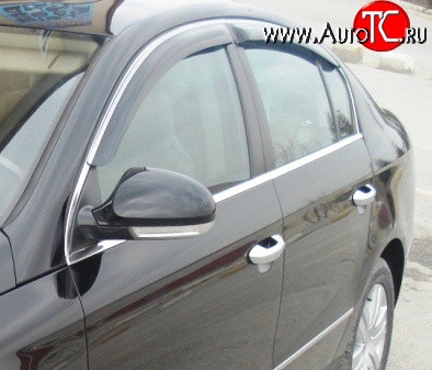4 499 р. Дефлекторы окон (ветровики) (седан) Novline 4 шт. Volkswagen Passat B7 седан (2010-2015)  с доставкой в г. Кемерово