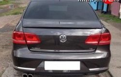 4 649 р. Лип спойлер Sport  Volkswagen Passat  B7 (2010-2015) седан (Неокрашенный)  с доставкой в г. Кемерово. Увеличить фотографию 2