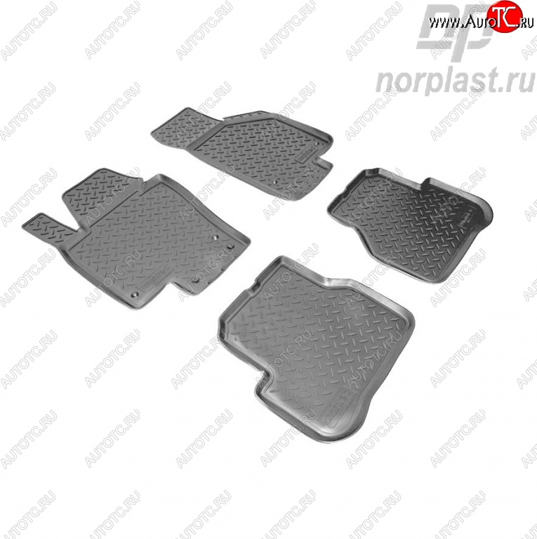 2 279 р. Комплект ковриков в салон Norplast  Volkswagen Passat  B7 (2010-2015) седан, универсал  с доставкой в г. Кемерово