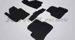 Износостойкие коврики в салон с высоким бортом SeiNtex Premium 4 шт. (резина) Volkswagen Passat  B7 (2010-2015) седан, универсал