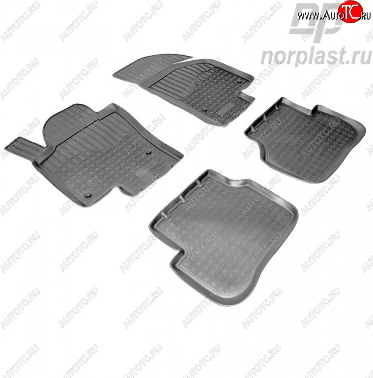 2 499 р. Комплект ковриков в салон (рестайлинг) Norplast  Volkswagen Passat CC  дорестайлинг (2008-2012)  с доставкой в г. Кемерово