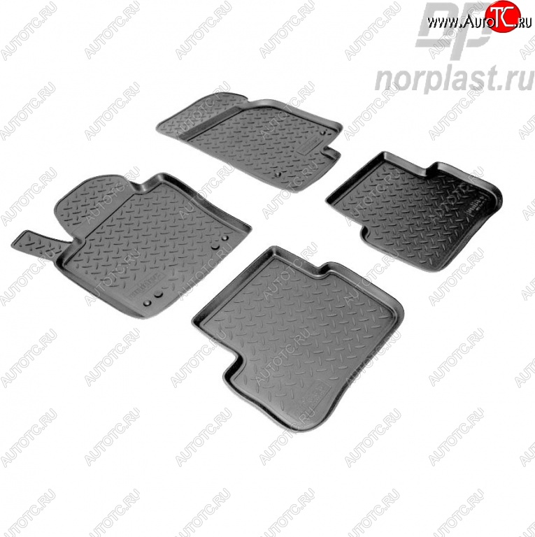2 279 р. Комплект ковриков в салон Norplast  Volkswagen Passat CC  дорестайлинг (2008-2012)  с доставкой в г. Кемерово