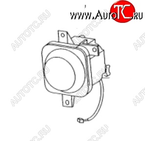 20 549 р. Правая противотуманная фара VAG  Volkswagen Pointer (2006-2009)  с доставкой в г. Кемерово