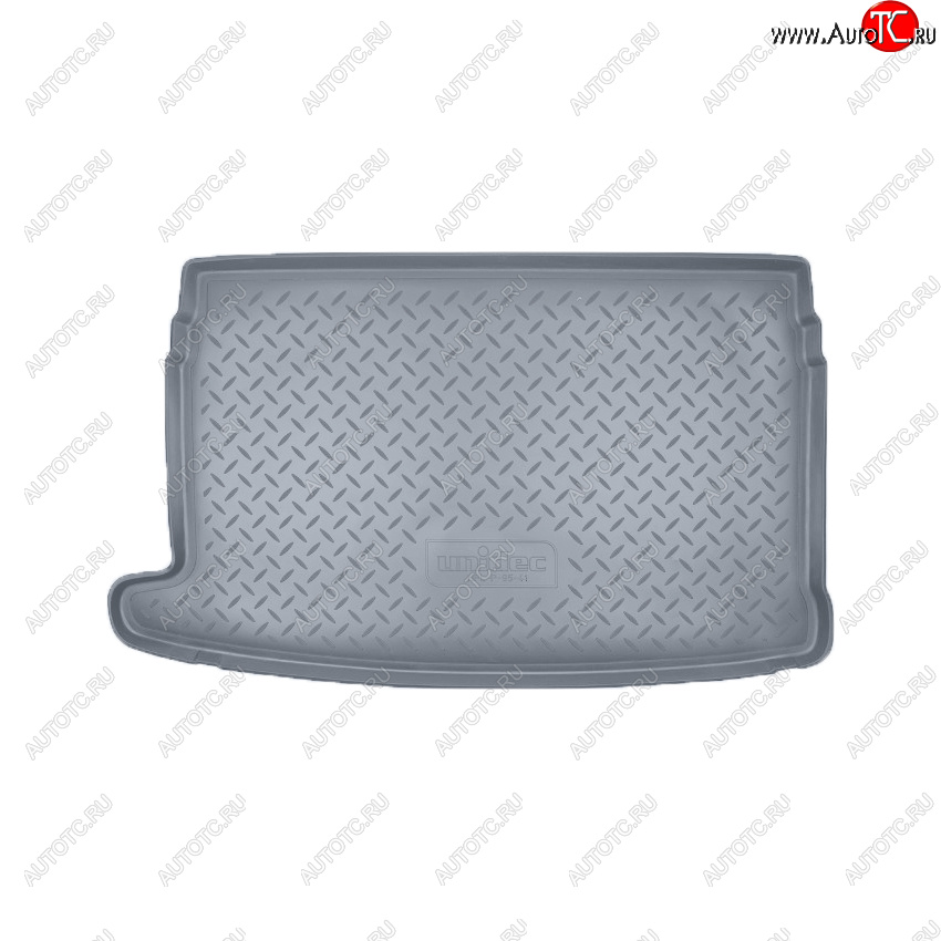 2 059 р. Коврик багажника Norplast Unidec  Volkswagen Polo  5 (2009-2020) хэтчбек дорестайлинг, хэтчбек рестайлинг (Цвет: серый)  с доставкой в г. Кемерово