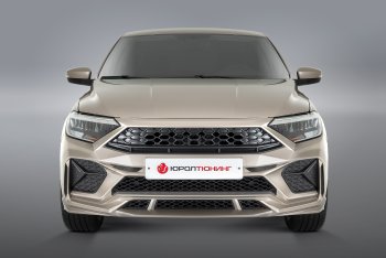 23 049 р. Передний бампер REBOOT  Volkswagen Polo  Mk6 (2020-2022) лифтбек (Окрашенный в один цвет без выделений (вставки/сетки по умолчанию не окрашиваются))  с доставкой в г. Кемерово. Увеличить фотографию 1