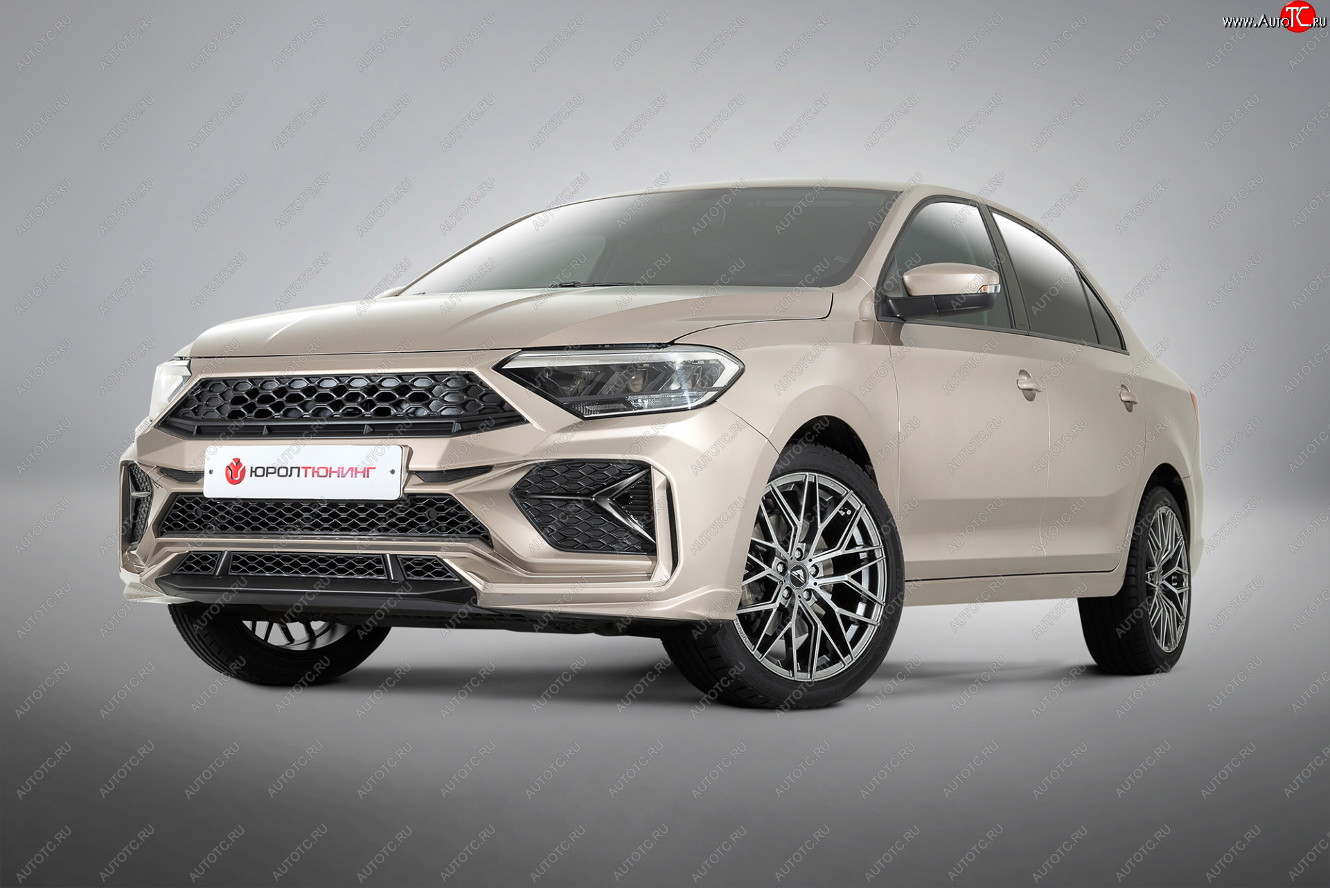 24 099 р. Передний бампер REBOOT  Volkswagen Polo  Mk6 (2020-2022) лифтбек (Окрашенный с выделением диффузора)  с доставкой в г. Кемерово