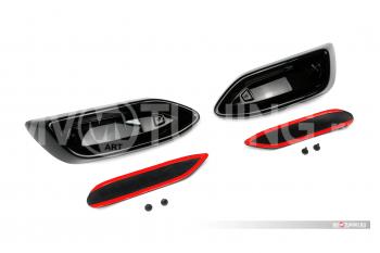 5 149 р. Имитация выхлопа MV-Tuning  Volkswagen Polo  Mk6 (2020-2022) лифтбек (BLACK (чёрный глянец))  с доставкой в г. Кемерово. Увеличить фотографию 2