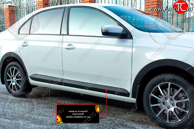 1 149 р. Молдинг задней двери RA (правый)  Volkswagen Polo  Mk6 (2020-2022) лифтбек (Поверхность глянец (под окраску), Неокрашенный)  с доставкой в г. Кемерово