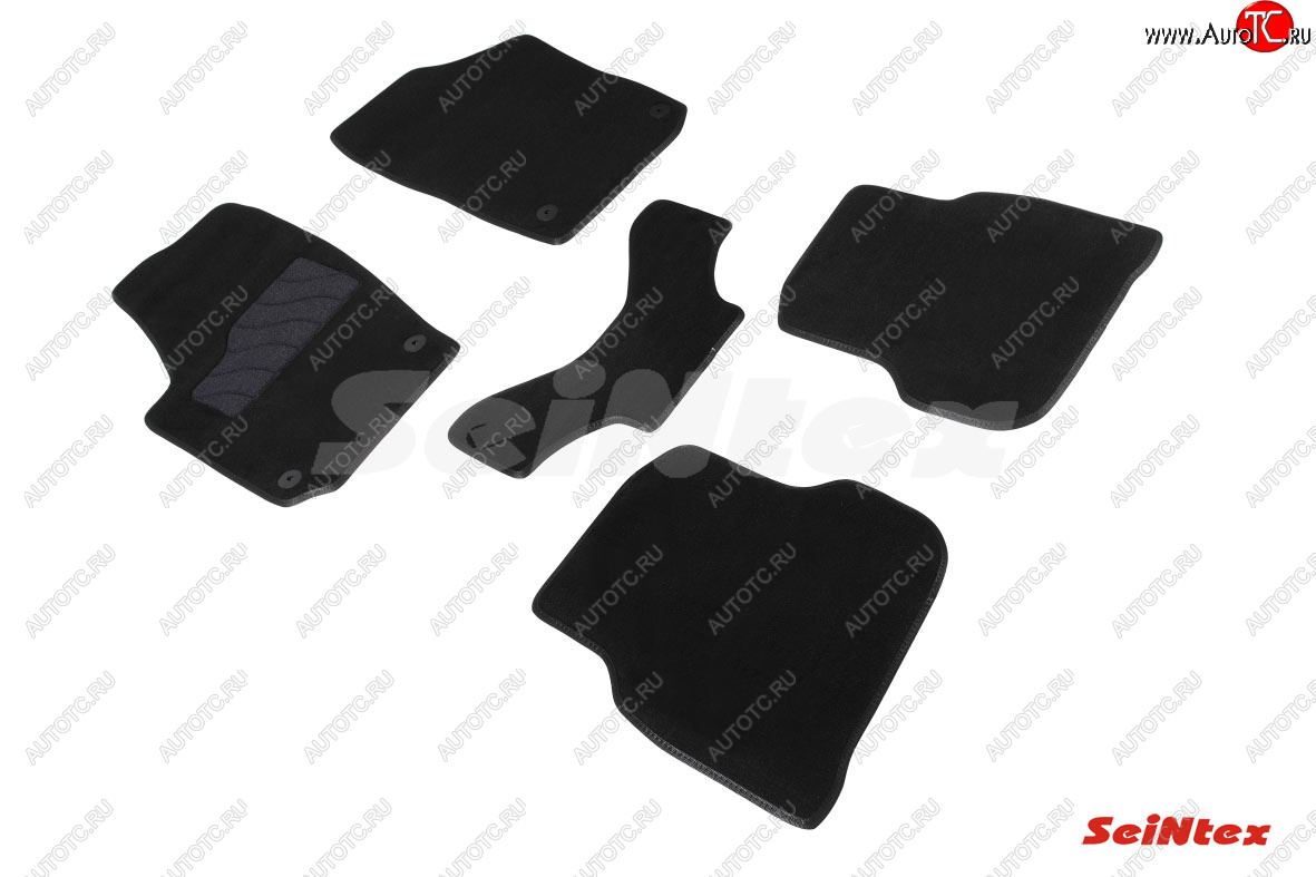 2 899 р. Текстильные коврики в салон SEINTEX (Glonass) LUX Volkswagen Polo Mk6 лифтбек (2020-2022)  с доставкой в г. Кемерово