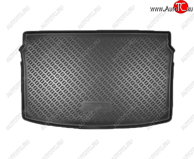 1 569 р. Коврик в багажник Norplast (на верхнюю полку)  Volkswagen Polo  Mk6 (2020-2022) лифтбек (Черный)  с доставкой в г. Кемерово
