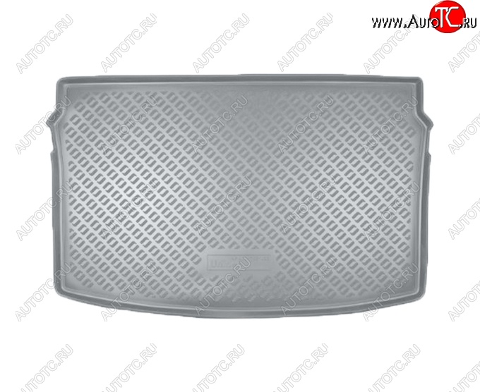 1 939 р. Коврик в багажник Norplast (на верхнюю полку)  Volkswagen Polo  Mk6 (2020-2022) лифтбек (Серый)  с доставкой в г. Кемерово