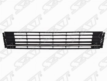 1 499 р. Решетка в передний бампер (с хром молдингом) SAT  Volkswagen Polo  5 (2015-2020) седан рестайлинг  с доставкой в г. Кемерово. Увеличить фотографию 1