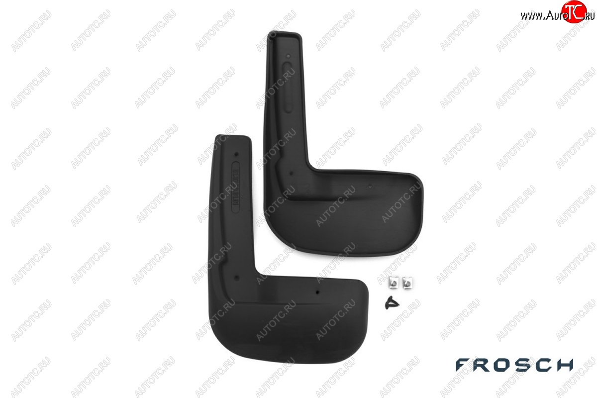 4 799 р. Брызговики Frosch Volkswagen Polo 5 седан рестайлинг (2015-2020) (Передние)  с доставкой в г. Кемерово
