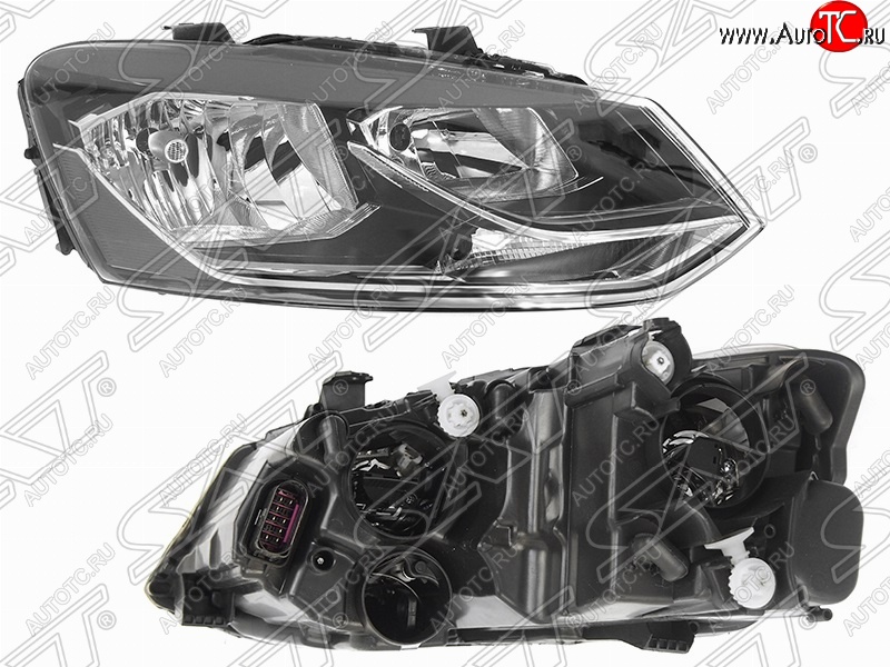 4 899 р. Правая фара SAT Volkswagen Polo 5 седан рестайлинг (2015-2020) с доставкой в г. Кемерово Увеличить фотографию 1 4 899 р. Правая фара SAT Volkswagen Polo 5 седан рестайлинг (2015-2020) с доставкой в г. Кемерово