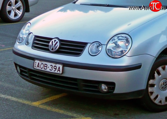 3 899 р. Передний бампер Стандартный Volkswagen Polo 9N1 хэтчбэк 5 дв. дорестайлинг (2001-2005) (Неокрашенный)  с доставкой в г. Кемерово