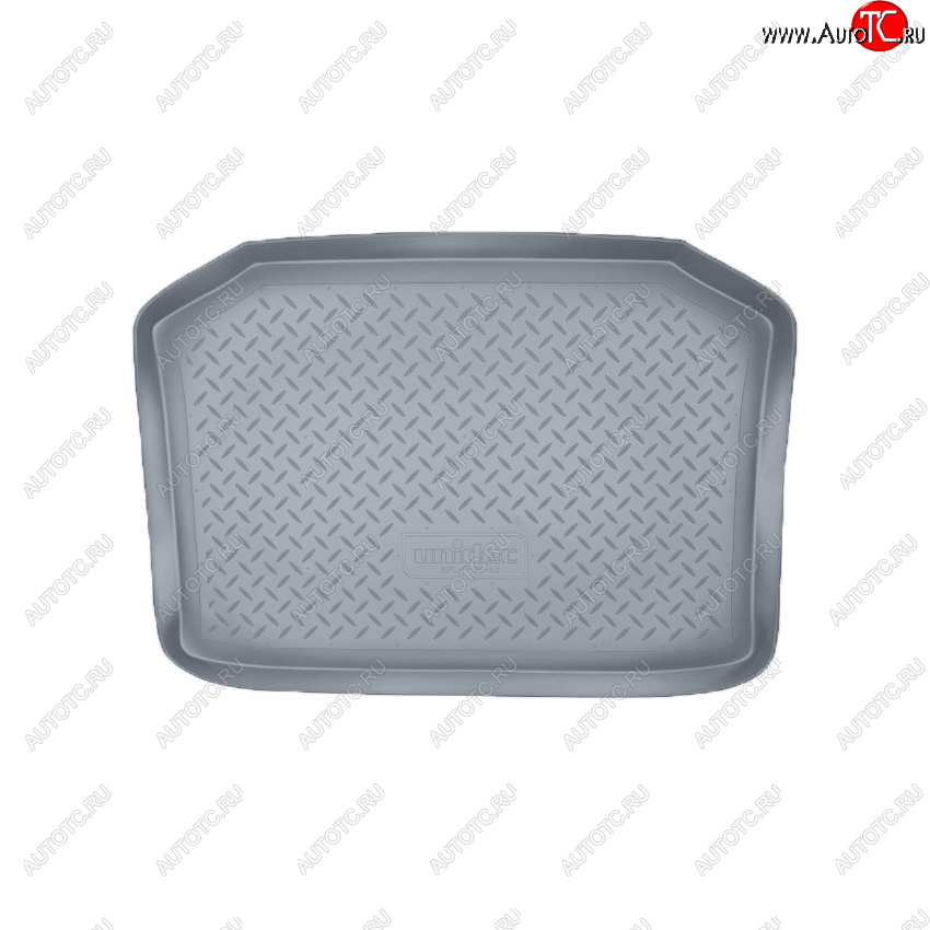 2 059 р. Коврик багажника Norplast Unidec  Volkswagen Polo  9N1 (2001-2009) хэтчбэк 5 дв. дорестайлинг, рестайлинг, хэтчбэк 5 дв. (Цвет: серый)  с доставкой в г. Кемерово