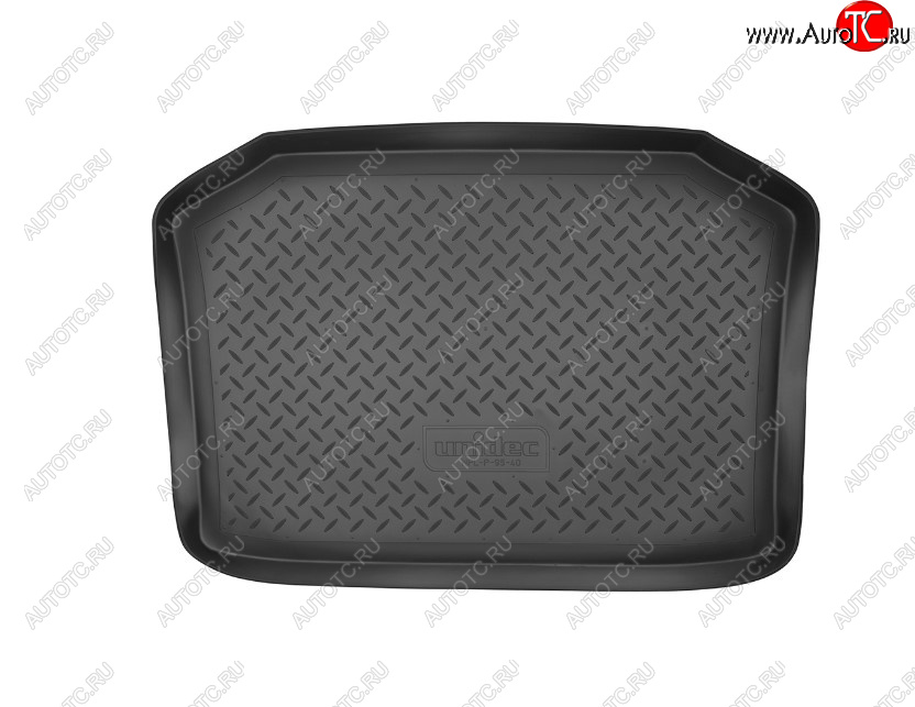 1 569 р. Коврик в багажник Norplast Unidec  Volkswagen Polo  9N1 (2001-2009) хэтчбэк 5 дв. дорестайлинг, рестайлинг, хэтчбэк 5 дв. (Цвет: черный)  с доставкой в г. Кемерово