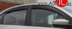 999 р. Комплект дефлекторов окон (ветровиков) 4 шт. (седан) Russtal Volkswagen Polo 5 хэтчбек рестайлинг (2015-2020)  с доставкой в г. Кемерово. Увеличить фотографию 1
