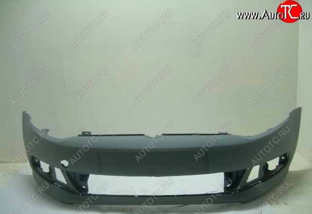 2 149 р. Бампер передний SPARD (чёрный) Volkswagen Polo 5 седан дорестайлинг (2009-2015) (Неокрашенный)  с доставкой в г. Кемерово
