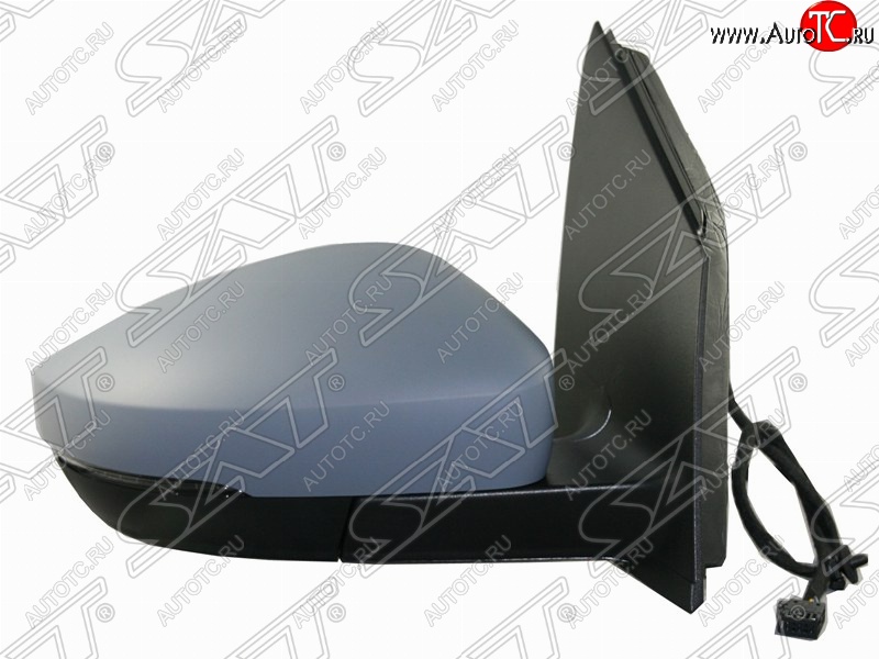 3 399 р. Правое боковое зеркало заднего вида (регулировка: эл./поворотник) SAT Volkswagen Polo 5 седан дорестайлинг (2009-2015) (Неокрашенное)  с доставкой в г. Кемерово