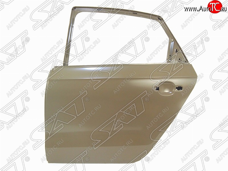 15 549 р. Левая дверь задняя SAT Volkswagen Polo 5 седан дорестайлинг (2009-2015) (Неокрашенная)  с доставкой в г. Кемерово