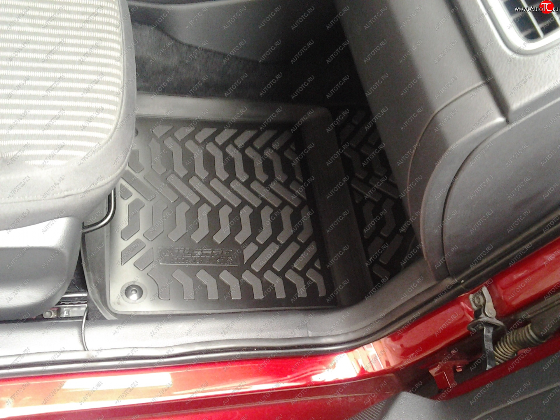1 779 р. Коврики салона Aileron (3D с подпятником)  Volkswagen Polo  5 (2009-2020) седан дорестайлинг, седан рестайлинг  с доставкой в г. Кемерово