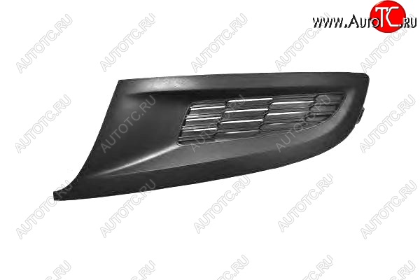 189 р. Решетка в передний бампер под SPARD (без отверстия под ПТФ, левая) Volkswagen Polo 5 хэтчбек дорестайлинг (2009-2015)  с доставкой в г. Кемерово