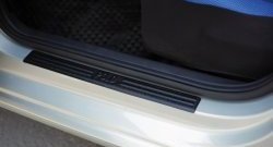 Накладки на порожки автомобиля RA Volkswagen Polo  5 (2009-2015) хэтчбек дорестайлинг