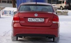 4 199 р. Козырёк на заднее лобовое стекло Sport Volkswagen Polo 5 седан дорестайлинг (2009-2015) (Неокрашенный)  с доставкой в г. Кемерово. Увеличить фотографию 3