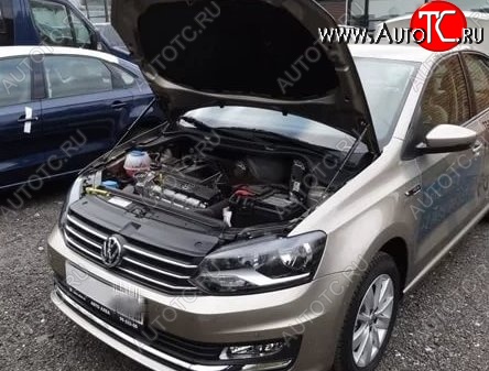 2 199 р. Газовые упоры капота Berkut Volkswagen Polo 5 хэтчбек рестайлинг (2015-2020)  с доставкой в г. Кемерово