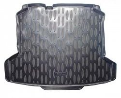 Коврик в багажник Aileron (полиуретан) Volkswagen Polo  5 (2009-2020) седан дорестайлинг, седан рестайлинг, хэтчбек рестайлинг