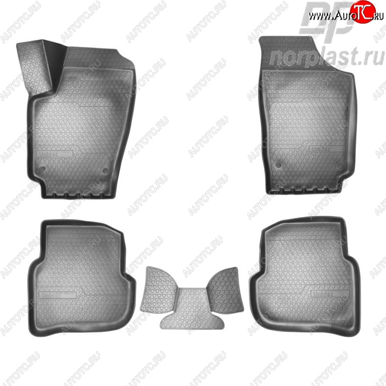 2 499 р. Комплект ковриков в салон SD Norplast 3D  Volkswagen Polo  5 (2009-2020) седан дорестайлинг, хэтчбек дорестайлинг, седан рестайлинг, хэтчбек рестайлинг  с доставкой в г. Кемерово