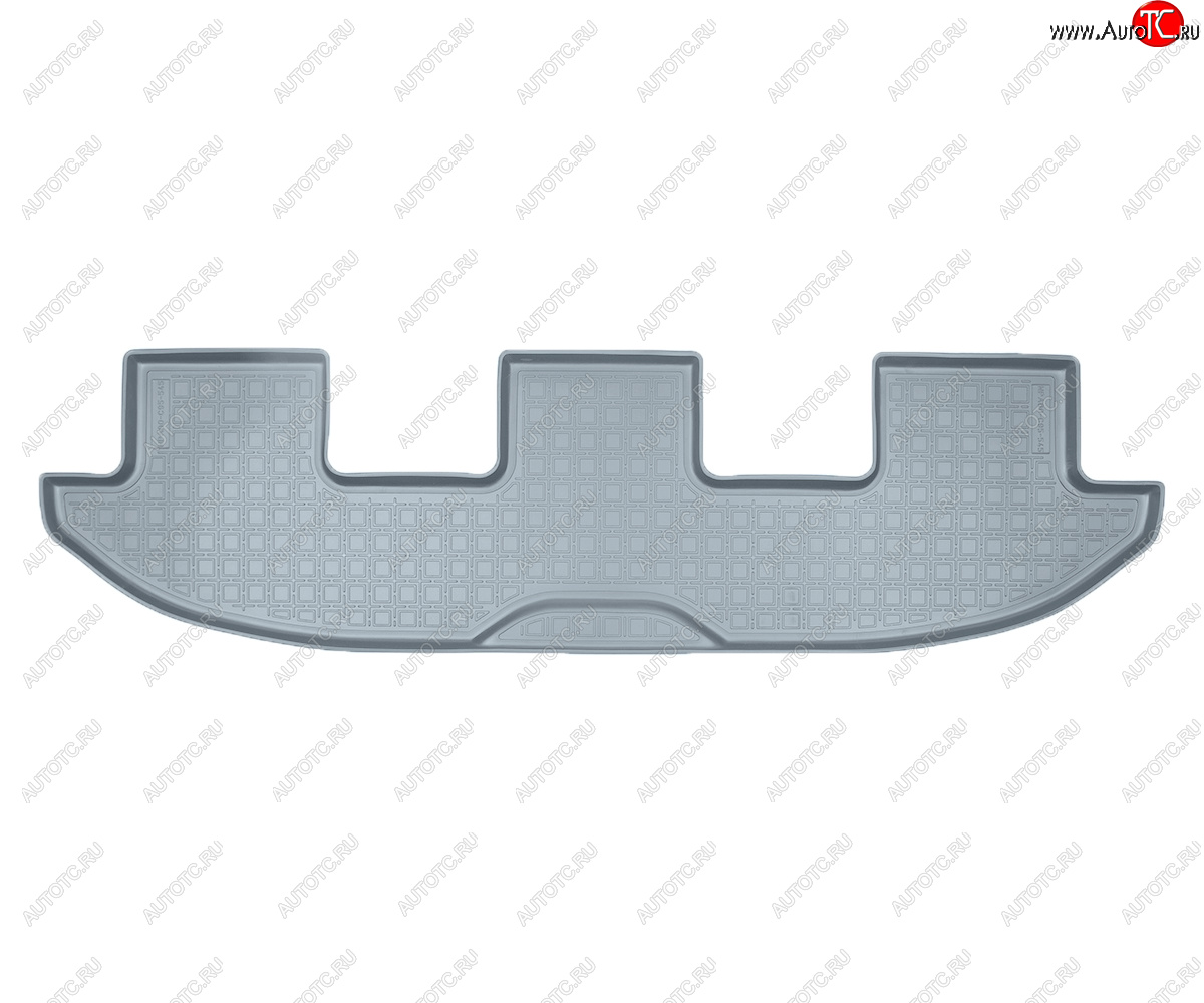 1 259 р. Коврик салона Norplast Unidec (3 ряд)  Volkswagen Sharan  MK2,7N (2010-2015) дорестайлинг (серый)  с доставкой в г. Кемерово