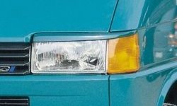 1 649 р. Реснички на фары CT Volkswagen Transporter T4 дорестайлинг (1990-1996) (Неокрашенные)  с доставкой в г. Кемерово. Увеличить фотографию 2
