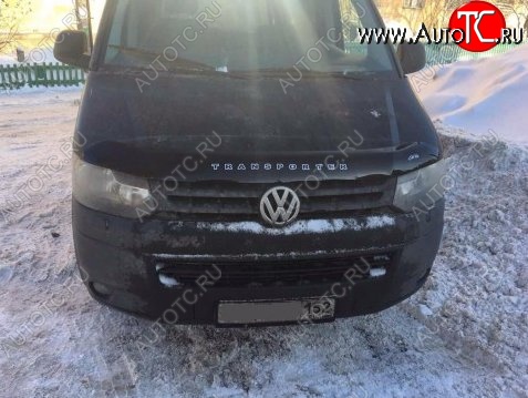 999 р. Дефлектор капота Russtal (вариант Б) Volkswagen Transporter T5 рестайлинг (2009-2015)  с доставкой в г. Кемерово