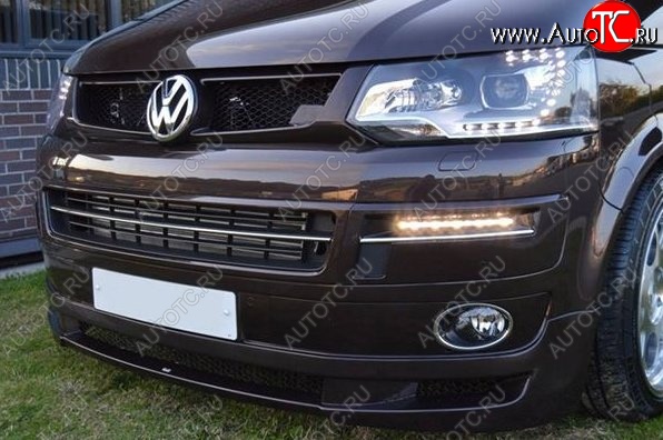 9 049 р. Решётка радиатора ABT-style Volkswagen Transporter T5 рестайлинг (2009-2015) (Неокрашенная)  с доставкой в г. Кемерово