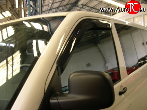 999 р. Комплект дефлекторов окон (ветровиков) 2 шт. Russtal Volkswagen Transporter T5 дорестайлинг (2003-2009)  с доставкой в г. Кемерово