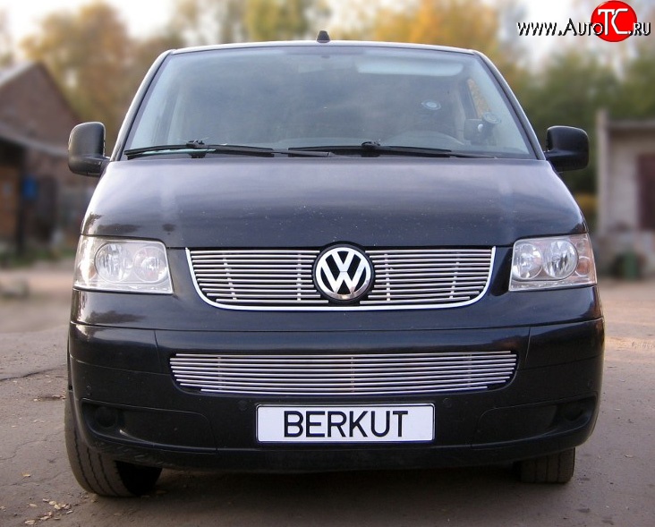 5 999 р. Декоративная вставка воздухозаборника Berkut Volkswagen Transporter T5 дорестайлинг (2003-2009)  с доставкой в г. Кемерово