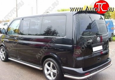 6 249 р. Лип спойлер CT Volkswagen Transporter T5 дорестайлинг (2003-2009) (Неокрашенный)  с доставкой в г. Кемерово