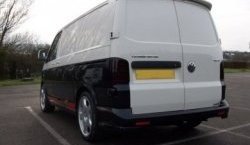 6 249 р. Лип спойлер Распашонка Volkswagen Transporter T5 дорестайлинг (2003-2009) (Неокрашенный)  с доставкой в г. Кемерово. Увеличить фотографию 3