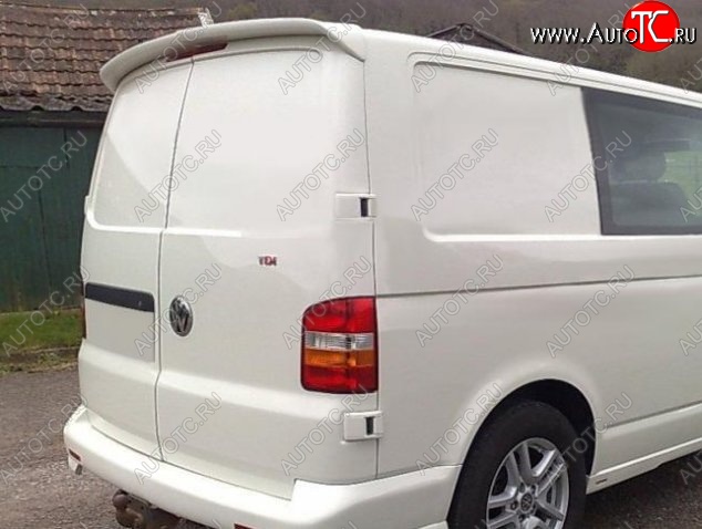 6 249 р. Лип спойлер Распашонка Volkswagen Transporter T5 дорестайлинг (2003-2009) (Неокрашенный)  с доставкой в г. Кемерово