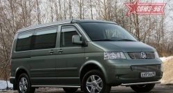 11 249 р. Защита переднего бампера одинарная Souz-96 (d60). Volkswagen Transporter T5 дорестайлинг (2003-2009)  с доставкой в г. Кемерово. Увеличить фотографию 1