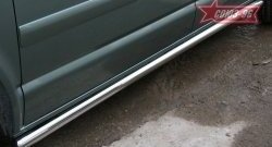 12 914 р. Защита порогов California Souz-96 (d60) Volkswagen Transporter T5 дорестайлинг (2003-2009)  с доставкой в г. Кемерово. Увеличить фотографию 2