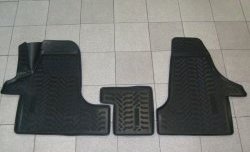 Коврики в салон Aileron 4 шт. (полиуретан, передние) Volkswagen Transporter  T5 (2003-2009) дорестайлинг