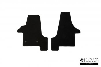 Текстильные коврики салона Klever Econom Volkswagen Transporter T5 дорестайлинг (2003-2009) (Черный, 2шт.)